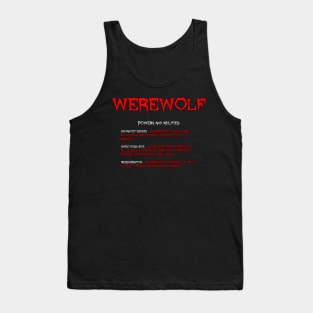 Werewolf Powers Tank Top